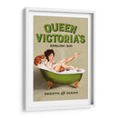 Queen Victoria's English Gin Bath Pinup Girl - The Whiskey Ginger | Cuadro decorativo de Canvas Lab