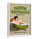Queen Victoria's English Gin Bath Pinup Girl - The Whiskey Ginger | Cuadro decorativo de Canvas Lab