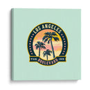 Los Angeles California Boulevard Inn Travel Art - The Whiskey Ginger | Cuadro decorativo de Canvas Lab