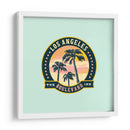 Los Angeles California Boulevard Inn Travel Art - The Whiskey Ginger | Cuadro decorativo de Canvas Lab