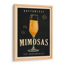 Bottomless Mimosas Art Deco Cocktail Bar Art - The Whiskey Ginger | Cuadro decorativo de Canvas Lab
