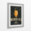 Bottomless Mimosas Art Deco Cocktail Bar Art - The Whiskey Ginger | Cuadro decorativo de Canvas Lab