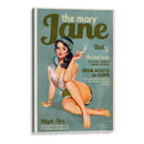 Mary Jane Retro Vintage Pinup Cannabis Art - The Whiskey Ginger | Cuadro decorativo de Canvas Lab
