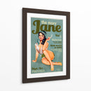Mary Jane Retro Vintage Pinup Cannabis Art - The Whiskey Ginger | Cuadro decorativo de Canvas Lab