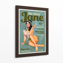 Mary Jane Retro Vintage Pinup Cannabis Art - The Whiskey Ginger | Cuadro decorativo de Canvas Lab
