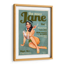Mary Jane Retro Vintage Pinup Cannabis Art - The Whiskey Ginger | Cuadro decorativo de Canvas Lab