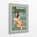 Mary Jane Retro Vintage Pinup Cannabis Art - The Whiskey Ginger | Cuadro decorativo de Canvas Lab