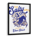 Salty Siren Cocktail Bar & Clam Shack Mermaid - The Whiskey Ginger | Cuadro decorativo de Canvas Lab