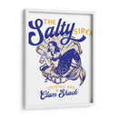 Salty Siren Cocktail Bar & Clam Shack Mermaid - The Whiskey Ginger | Cuadro decorativo de Canvas Lab
