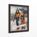 Hello Beautiful Bozeman Montana Ski Pinup Girls - The Whiskey Ginger | Cuadro decorativo de Canvas Lab
