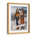 Hello Beautiful Bozeman Montana Ski Pinup Girls - The Whiskey Ginger | Cuadro decorativo de Canvas Lab
