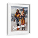 Hello Beautiful Bozeman Montana Ski Pinup Girls - The Whiskey Ginger | Cuadro decorativo de Canvas Lab