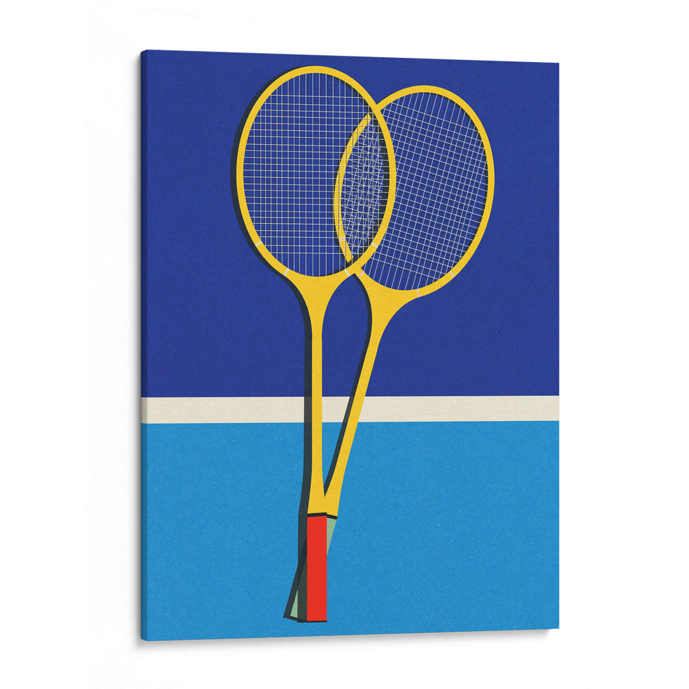 Raquetas de bádminton de madera - Rosi Feist | Cuadro decorativo de Canvas Lab