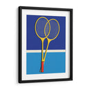 Raquetas de bádminton de madera - Rosi Feist | Cuadro decorativo de Canvas Lab