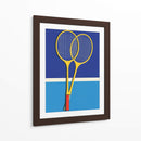 Raquetas de bádminton de madera - Rosi Feist | Cuadro decorativo de Canvas Lab