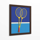 Raquetas de bádminton de madera - Rosi Feist | Cuadro decorativo de Canvas Lab