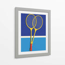 Raquetas de bádminton de madera - Rosi Feist | Cuadro decorativo de Canvas Lab