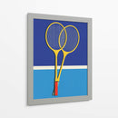 Raquetas de bádminton de madera - Rosi Feist | Cuadro decorativo de Canvas Lab