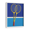 Raquetas de bádminton de madera - Rosi Feist | Cuadro decorativo de Canvas Lab