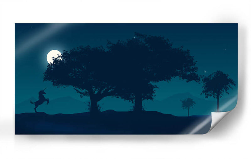 Noche azulada | Cuadro decorativo de Canvas Lab