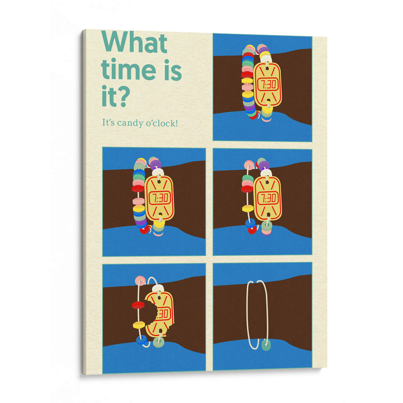 Candy Clock Poster - Rosi Feist | Cuadro decorativo de Canvas Lab