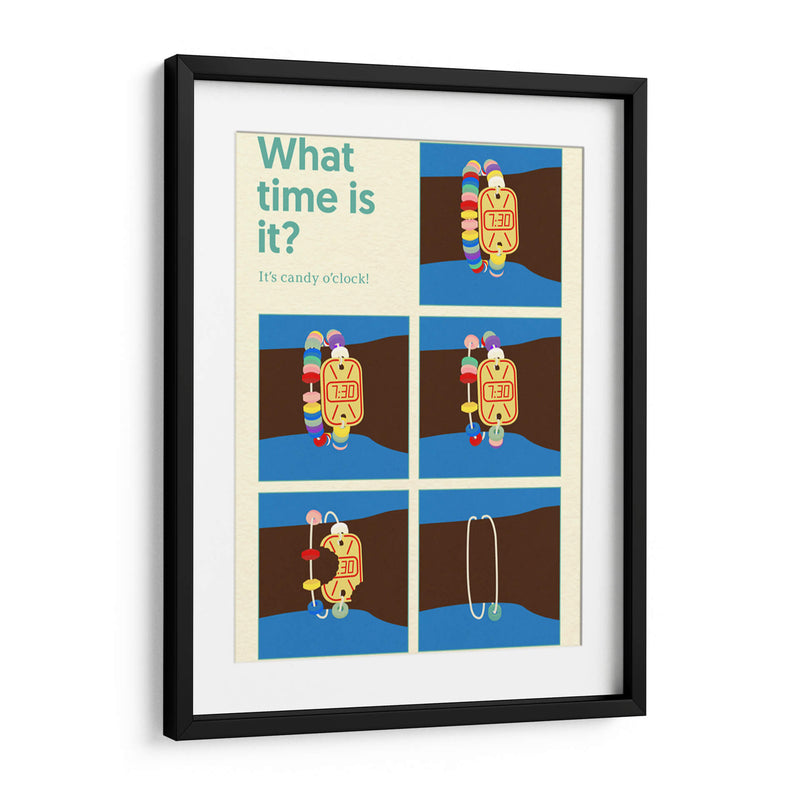 Candy Clock Poster - Rosi Feist | Cuadro decorativo de Canvas Lab