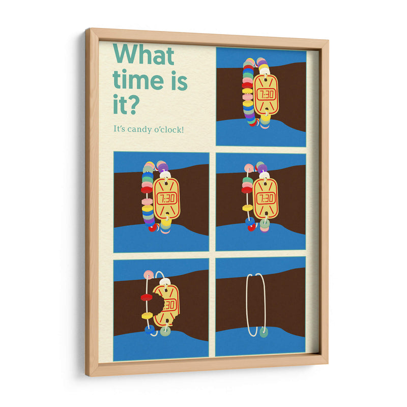 Candy Clock Poster - Rosi Feist | Cuadro decorativo de Canvas Lab