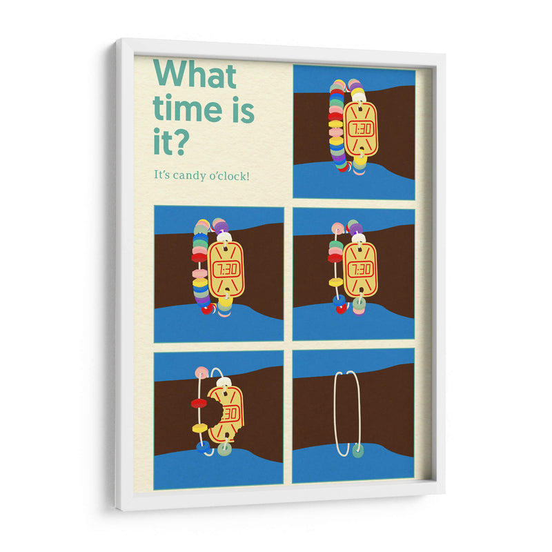 Candy Clock Poster - Rosi Feist | Cuadro decorativo de Canvas Lab