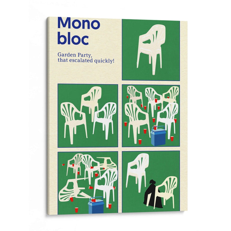 Mono bloc Five Squares Poster  - Rosi Feist | Cuadro decorativo de Canvas Lab
