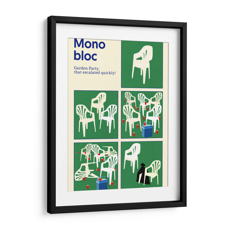 Mono bloc Five Squares Poster  - Rosi Feist | Cuadro decorativo de Canvas Lab