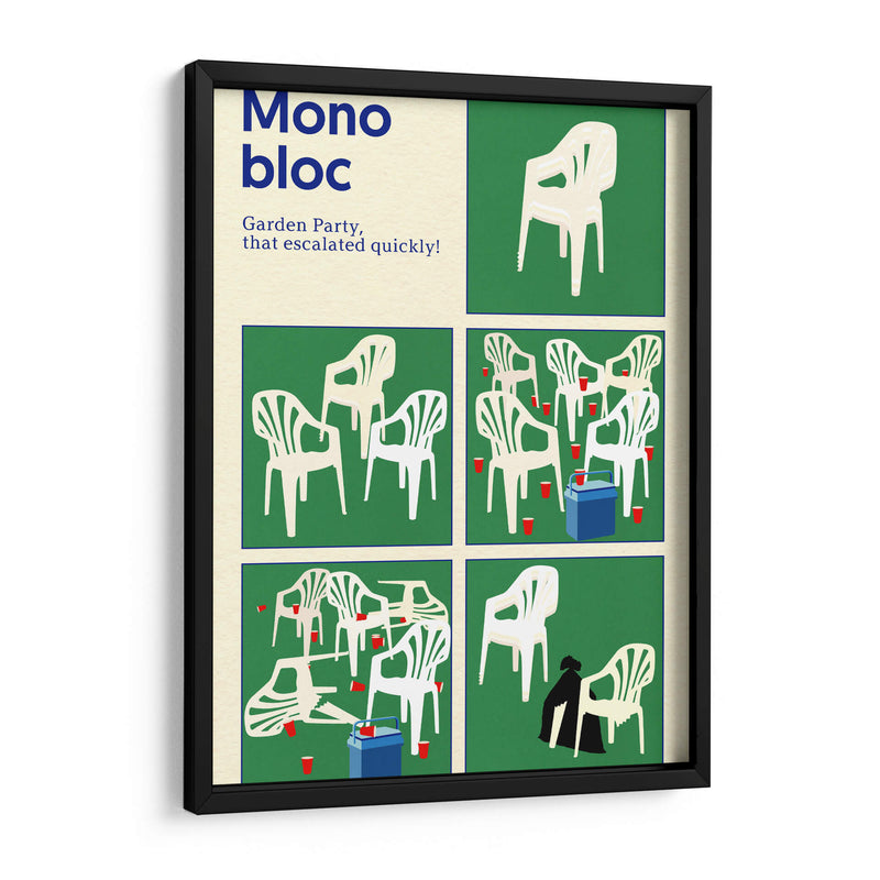 Mono bloc Five Squares Poster  - Rosi Feist | Cuadro decorativo de Canvas Lab