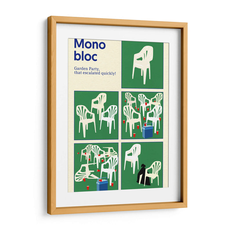 Mono bloc Five Squares Poster  - Rosi Feist | Cuadro decorativo de Canvas Lab