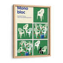 Mono bloc Five Squares Poster  - Rosi Feist | Cuadro decorativo de Canvas Lab