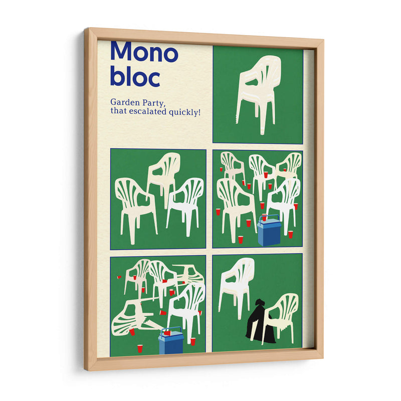 Mono bloc Five Squares Poster  - Rosi Feist | Cuadro decorativo de Canvas Lab