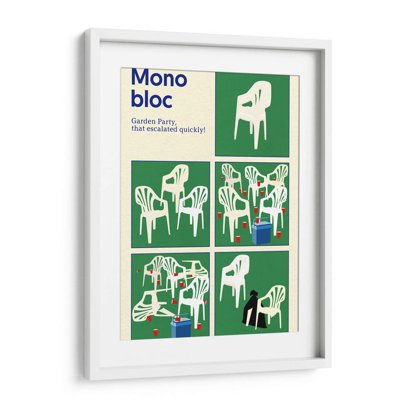 Mono bloc Five Squares Poster  - Rosi Feist | Cuadro decorativo de Canvas Lab