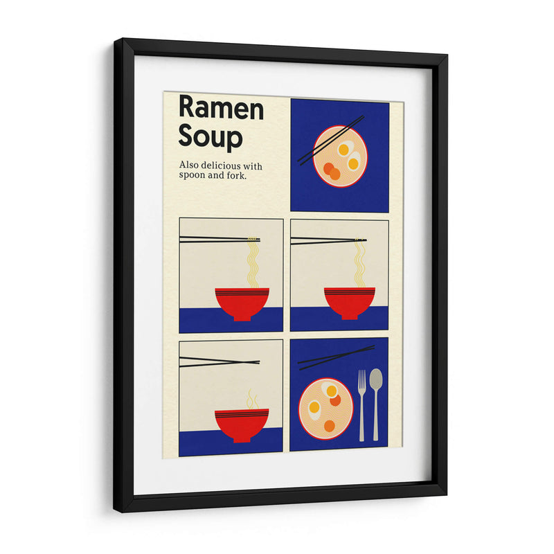Ramen Soup Poster - Rosi Feist | Cuadro decorativo de Canvas Lab