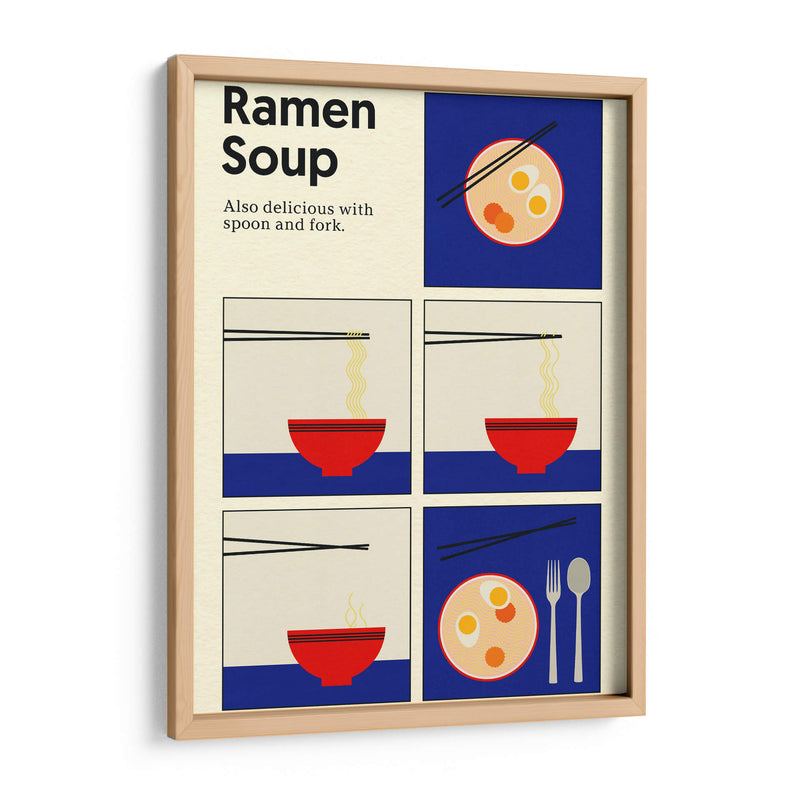 Ramen Soup Poster - Rosi Feist | Cuadro decorativo de Canvas Lab