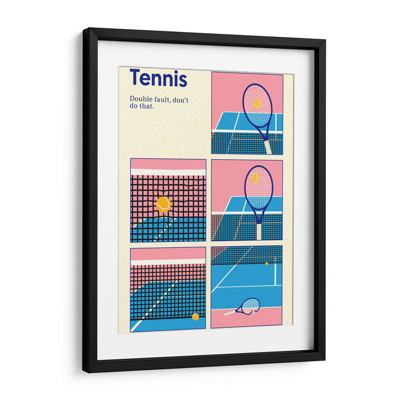 Tennis Poster Double Vault - Rosi Feist | Cuadro decorativo de Canvas Lab