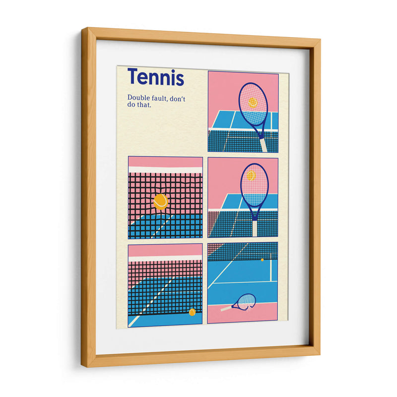 Tennis Poster Double Vault - Rosi Feist | Cuadro decorativo de Canvas Lab