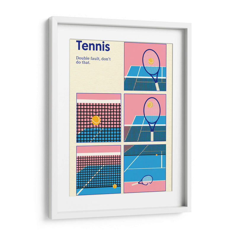 Tennis Poster Double Vault - Rosi Feist | Cuadro decorativo de Canvas Lab