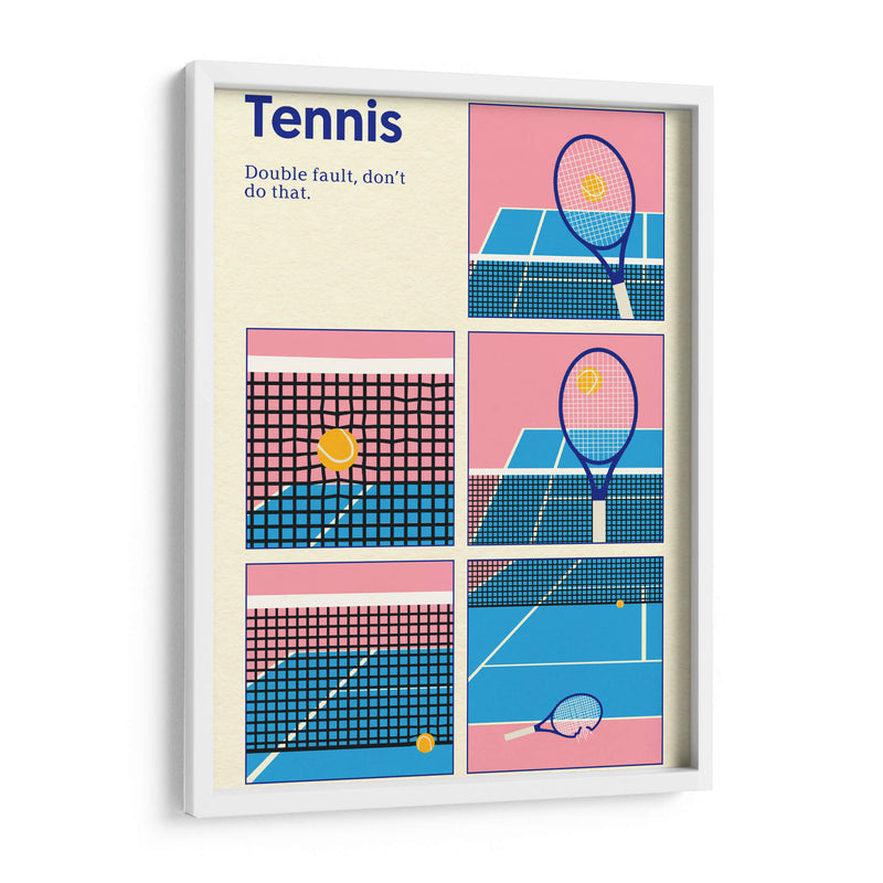 Tennis Poster Double Vault - Rosi Feist | Cuadro decorativo de Canvas Lab