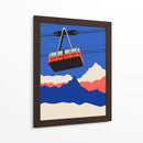 Montañas de esquí - Rosi Feist | Cuadro decorativo de Canvas Lab