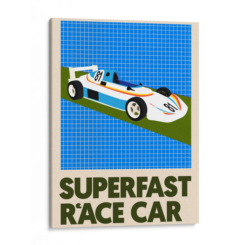 Coche de carreras superrápido - Rosi Feist | Cuadro decorativo de Canvas Lab
