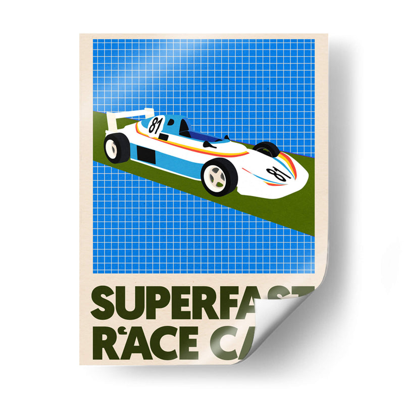 Coche de carreras superrápido - Rosi Feist | Cuadro decorativo de Canvas Lab