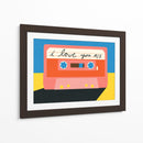 I Love You Mix Tape - Rosi Feist | Cuadro decorativo de Canvas Lab