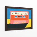 I Love You Mix Tape - Rosi Feist | Cuadro decorativo de Canvas Lab