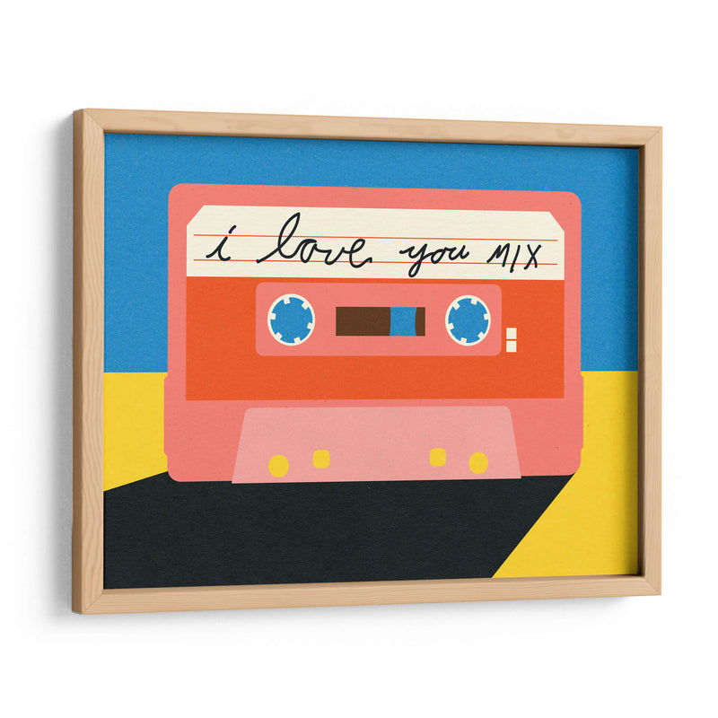 I Love You Mix Tape - Rosi Feist | Cuadro decorativo de Canvas Lab
