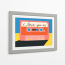I Love You Mix Tape - Rosi Feist | Cuadro decorativo de Canvas Lab