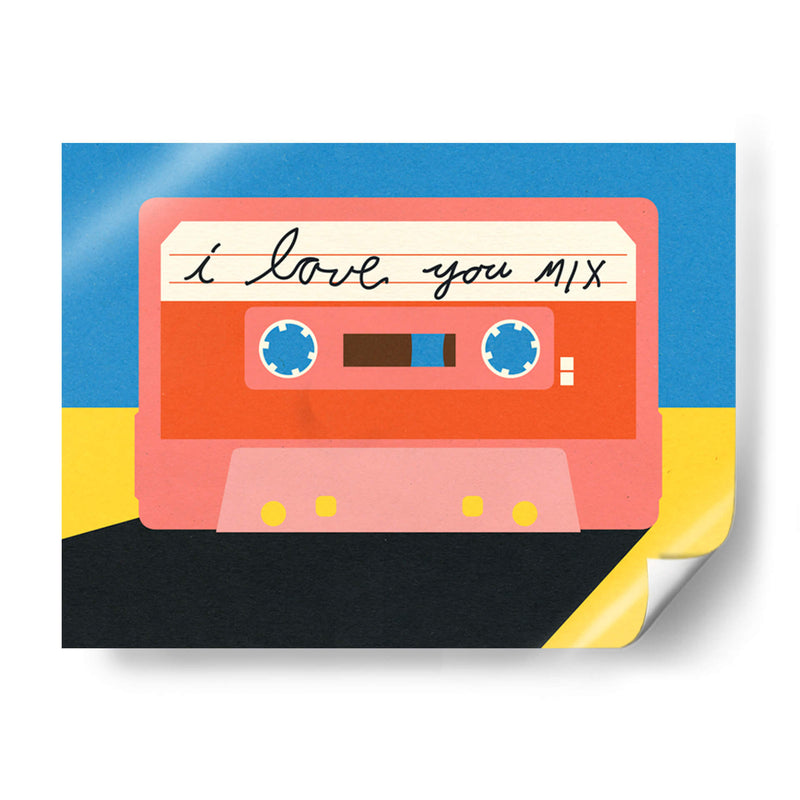 I Love You Mix Tape - Rosi Feist | Cuadro decorativo de Canvas Lab