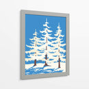 Árboles de invierno del Harz - Rosi Feist | Cuadro decorativo de Canvas Lab